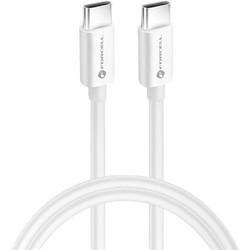 Forcell C338 USB-C to USB-C 60W 0.25m White 5903396219566