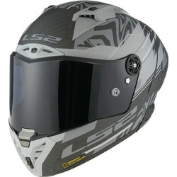 LS2 FF805 Thunder GP Aero Matt Silver Black Κράνος Μηχανής Full Face 1400gr