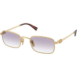 Miu Miu MUA53S 5AK04O Γυναικεία Γυαλιά Ηλίου Ορθογώνια Μεταλλικά Χρυσά με Μωβ Degradee Φακό