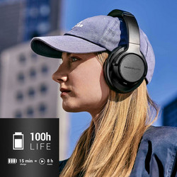 Energy Sistem 458394 Ασύρματα Bluetooth Ακουστικά Over Ear Μαύρα