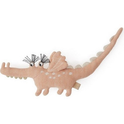 OYOY Yoshi Crocodile Υφασμάτινη Κουδουνίστρα για Νεογέννητα