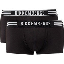 Bikkembergs Ανδρικά Μποξεράκια Σετ 2Pack Μαύρα BKK1UTR07BI-022