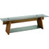 Hanah Home Έπιπλο Τηλεόρασης Γυάλινο Μ158xΠ40xΥ45cm 552NOS1502