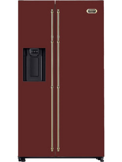 Lofra GFRR917 Retro Ψυγείο Ντουλάπα 634lt Full No Frost Υ178xΠ91.2xΒ77.2cm Κόκκινο