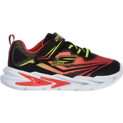 Skechers Παιδικά Sneakers με Φωτάκια Μαύρα Κόκκινα 400139N-BKRD
