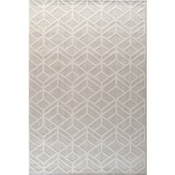 Tzikas Carpets Mira Χαλί Ορθογώνιο 160x230cm Λευκό Κρεμ 398-0-368-69606-060