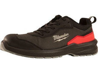 Milwaukee Flextred Αθλητικά Παπούτσια Ασφαλείας S1PS Μαύρα Κόκκινα