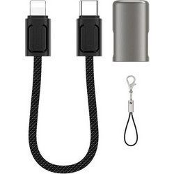 WiWu Wi-C040 Braided USB-C to Lightning Cable 30W 0.15m Black