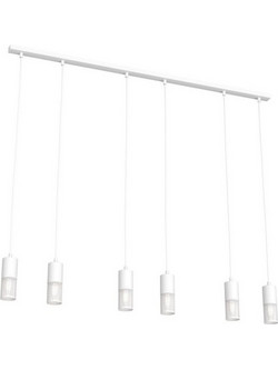 Emibig Lighting Melt 1408/6 Κρεμαστό Φωτιστικό Οροφής Πολύφωτο Λευκό