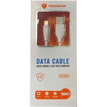 Technovo TN-D007 USB-A to Lightning Cable 1m White 0029319