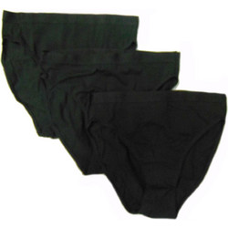 FMS Βαμβακερά Γυναικεία Slip Μαύρα 3Pack F7020