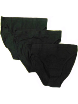 FMS Βαμβακερά Γυναικεία Slip Μαύρα 3Pack F7020