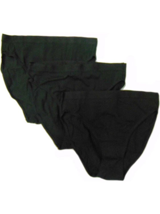 FMS Βαμβακερά Γυναικεία Slip Μαύρα 3Pack F7020