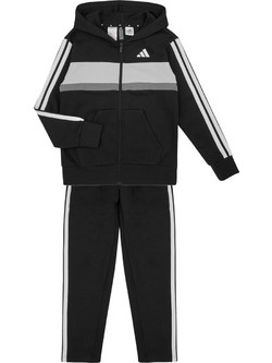 Adidas Παιδικό Σετ Φόρμας Μαύρο Γκρι JC7520