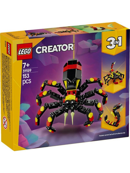 Lego Creator 3-in-1 Wild Animals: Surprising Spider για 7+ Ετών 31159