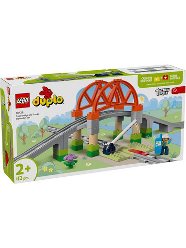 Lego Duplo Train Bridge & Tracks Expansion Set για 2+ Ετών 10426