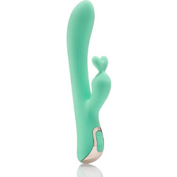 Zenn Rabbit Δονητής Rabbit 20.5cm Πράσινος