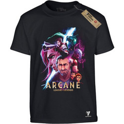 Takeposition Arcane league of legent Παιδικό T-Shirt Κοντομάνικο Μαύρο 806-4779