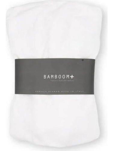 Bamboom Βρεφικό Σεντόνι Κούνιας Βαμβακερό με Λάστιχο 60x120 White