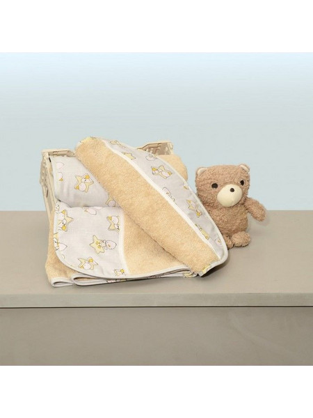 Baby Oliver Des 210 Σετ Βρεφικές Πετσέτες 2τμχ 450gr/m²