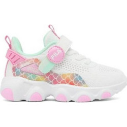 Fila Memory Nola 2 Παιδικά Sneakers Λευκά Ροζ Βεραμάν 7YF51007-199