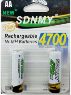SDNMY Rechargeable AA 4700mAh 2τμχ