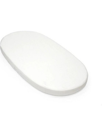 Stokke Sleepi V3 Βρεφικό Σεντόνι Κούνιας Βαμβακερό με Λάστιχο 69.8x136.4 White