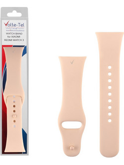 Volte-Tel VT142 Λουράκι Σιλικόνης Pink (Xiaomi Redmi Watch 3)