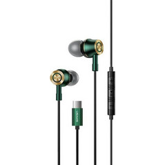 Usams EP-43 Handsfree In-Ear USB-C Green