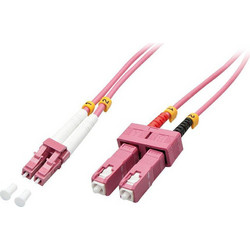 Lindy LC-SC Καλώδιο Οπτικής Ίνας 15m Pink 46365