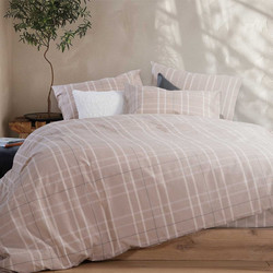 Nef-Nef Σετ Σεντόνια Υπέρδιπλα Βαμβακερά 240x270 Highlar Olive