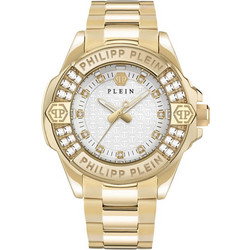 Philipp Plein Majesty Γυναικείο Ρολόι με Χρυσό Μεταλλικό Μπρασελέ PWOFA0725