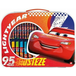 AS Company Disney Cars Σετ Ζωγραφικής με Βαλιτσάκι 33x24.5x2.5cm 34τμχ 1023-66227