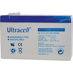 Ultracell UL9-12 Μπαταρία VRLA 12V 9Ah