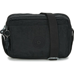 Kipling Abanu Γυναικεία Τσάντα Χιαστί Υφασμάτινη Μαύρη με Ιμάντα I7076-P39
