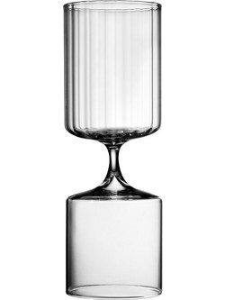 Espiel Σετ Ποτήρια Κοκτέιλ Γυάλινα Κολωνάτα Double Face 390ml 4τμχ ESPIEL-LEG220K4