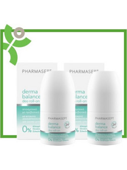 Pharmasept Derma Balance Mild Γυναικείο Αποσμητικό Roll On 24h 2x50ml