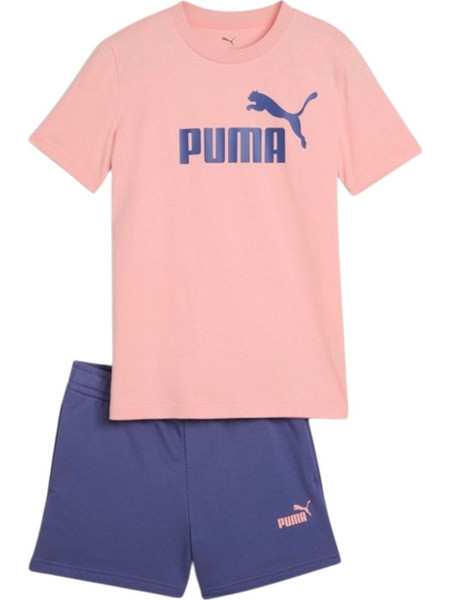 Puma Παιδικό Σετ για Κορίτσι Καλοκαιρινό Ροζ Μωβ 686307-18