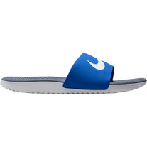 Nike Kawa Παιδικές Παντόφλες Καλοκαιρινές για Αγόρι Λευκές Navy Μπλε Royal Blue FJ8812-402