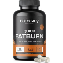 OnEnergy Quick FatBurn Θερμογεννετικός Λιποδιαλύτης 120 Κάψουλες