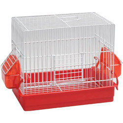 Donald Pet Care Κλουβί Πτηνών Λευκό Κόκκινο 29x18.5x24cm 10070
