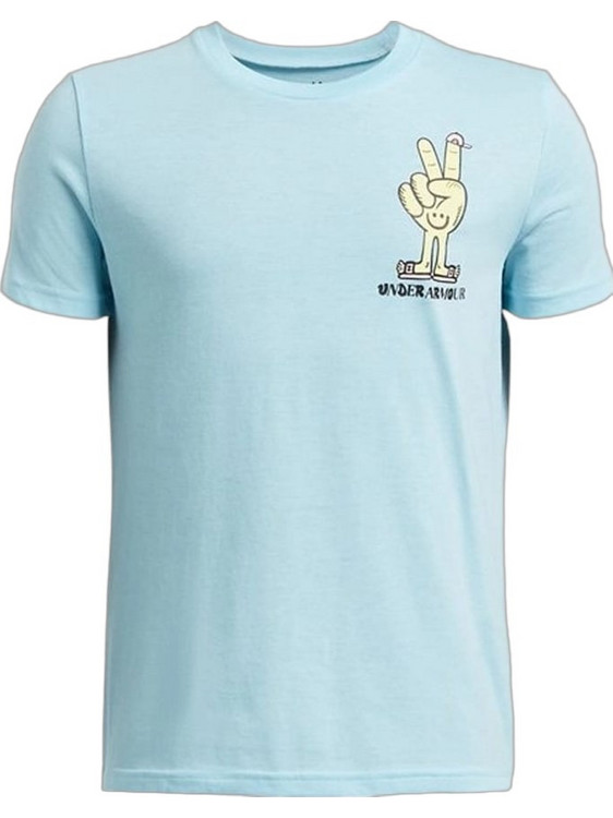Under Armour Παιδικό T-Shirt Κοντομάνικο Γαλάζιο 1390009-494