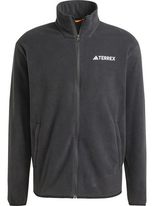 Adidas Ανδρική Ζακέτα Φούτερ με Φερμουάρ Μαύρη JP0795