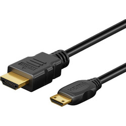Goobay Καλώδιο HDMI Male to Mini HDMI Male 3m Black
