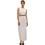 Vero Moda Midi Καλοκαιρινό Καθημερινό Φόρεμα Εκρού 10327497