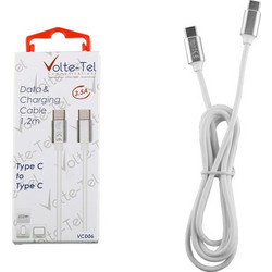Volte-Tel VCD06 USB-C to USB-C 1.2m White 5205308178863