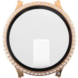 Volte-Tel Strass Πλαστική Θήκη Tempered Glass για Samsung Galaxy Watch 7 40mm Χρυσή