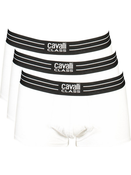 Cavalli Class Ανδρικά Μποξεράκια Σετ 3Pack Λευκά QXO01BJD003-00053