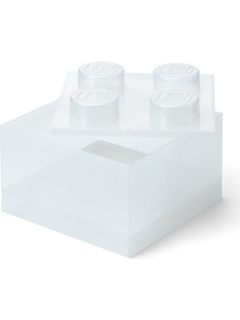 Lego Storage 4-Stud Brick White Clear για 3+ Ετών 5009341