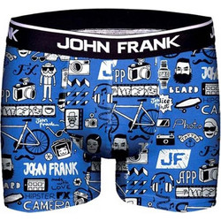 John Frank Hipster Ανδρικό Μποξεράκι Royal Blue JFBD216